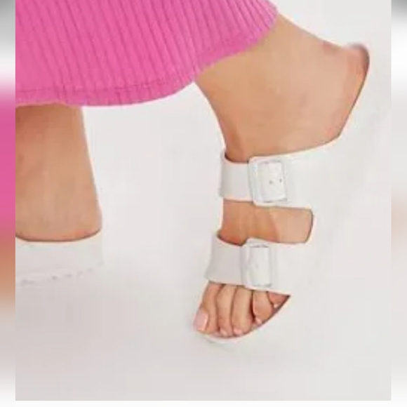 Birkenstock Shoes - BIRKENSTOCK ARIZONA EVA SANDALS IN WHITE/SZ:38